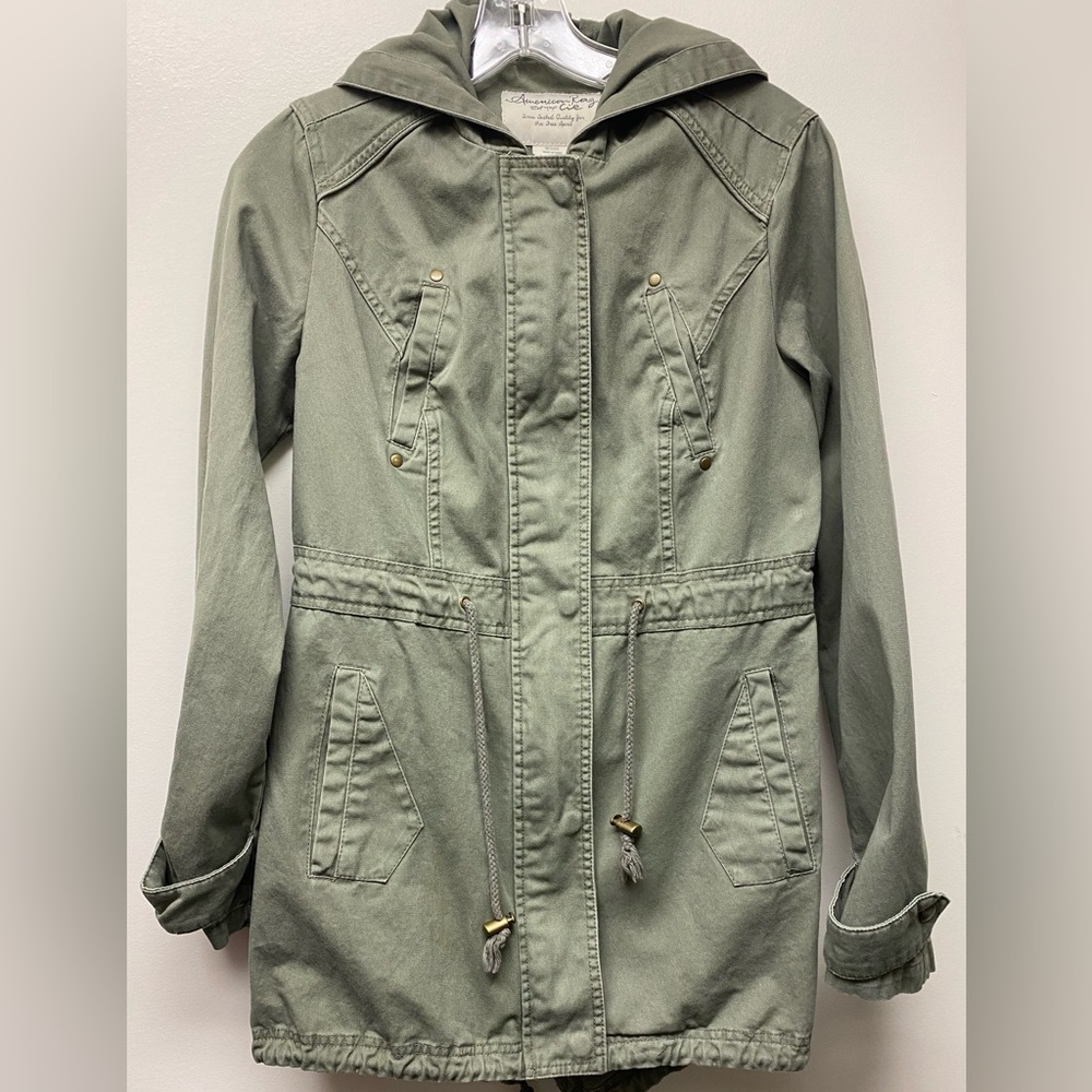 American Rag Cie Utility Jacket with Hood Size Small